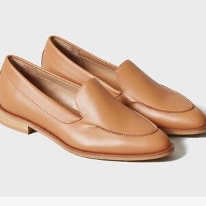 Everlane Women's Tan Leather Slip-On Loafers